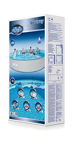 Bestway Hydrium Splasher Pool Set, mit Kartuschenfilterpumpe, rund, weiß, 460 x 90 cm – Bild 4