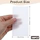 100 Stück Dauerwelle Papier Weiß Haarwickelpapier Spitzenpapier Dauerwelle Ultradünnes Atmungsaktive Haarstylingpapier für Home und Barber Shop (11.5×6.5cm)