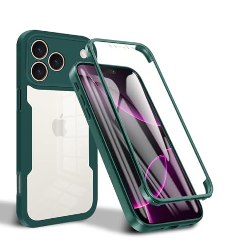 Coque iPhone 17 vert foncé antichoc idéale pour vos activités quotidiennes