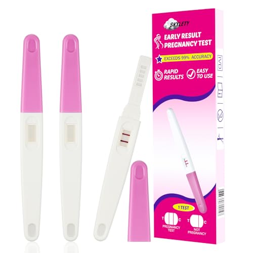 Skylety 3 Pack Fake Pregnancy Test Prank Kit - April Fools Day Realistic Positive Result Joke Sticks Prank Fake Early Result Pregnancy Test for Hilarious Gags and Practical Jokes(Pink)