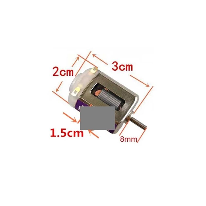 POWTAXBJGD FK-130 Carbon Brush Electronic Starter DC 3.6V 5V 6V 7.4V 8.4V 52000RPM High Speed Engine