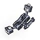 SMALLRIG Articulating Magic Arm mit 3/8-16 Locating Pins für ARRI und 1/4-20 Schraube (mit einziehbaren Stiften), 360-Grad-Drehung max. Belastung 5.5kg Magic Arm für Monitor Mic Beleuchtung - 3874