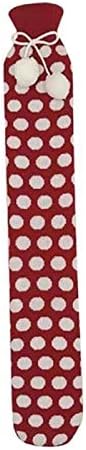 SKUZA Hot Water Bottle, Winter 2L Extra Long Hot Water Bottle Faux Fur Cover Hand Warmer Handwarmer Hot Water Bag Hot Water Bottle with Cloth Cover Warming Bag (Color : 4) (Color : 14)