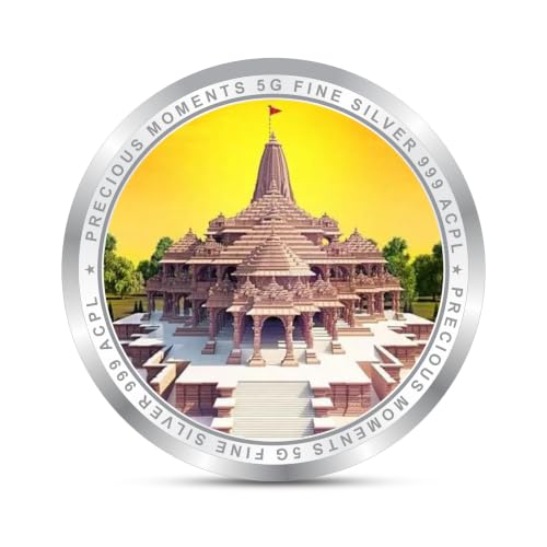 Image of Precious Moments Ram Lalla Silver Coin 10Gms|20Gms|50Gms|100Gms|250Gms Available BIS Hallmarked 999 Pure with Gift Box by ACPL