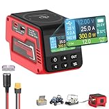 Vortlink 300W Voltage Regulator Compatible with Milwaukee 18V Battery (Battery Not Included), 2–30V Adjustable DC Output, 100W Type-C PD Fast Charging, 15W Wireless Charger