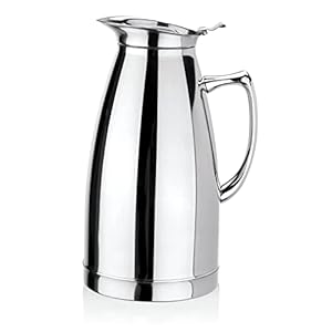 Topkapi Gastro 451.447 thermoskan, 1,5 liter, lekvrij, roestvrij staal, zilver, topkwaliteit gastronomie- en catering…