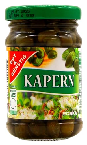 Gut & Günstig Kapern, 8er Pack (8 x 60g)