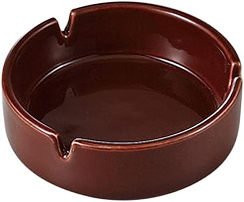 Set of 5 Tea Cutting Ashtray, 4.1 x 1.4 inches (10.4 x 3.5 cm), 7.8 oz (220 g), Ashtray, Restaurant, Commercial Use, Smoking