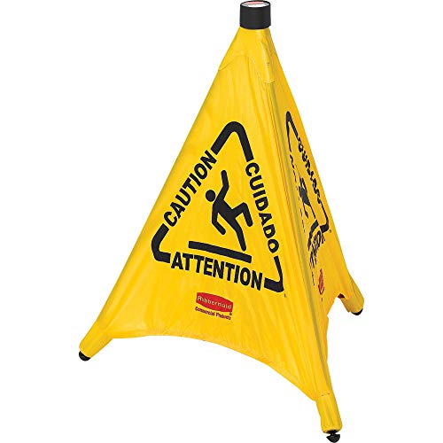 Pop-Up Safety Cone with Multi-Lingual