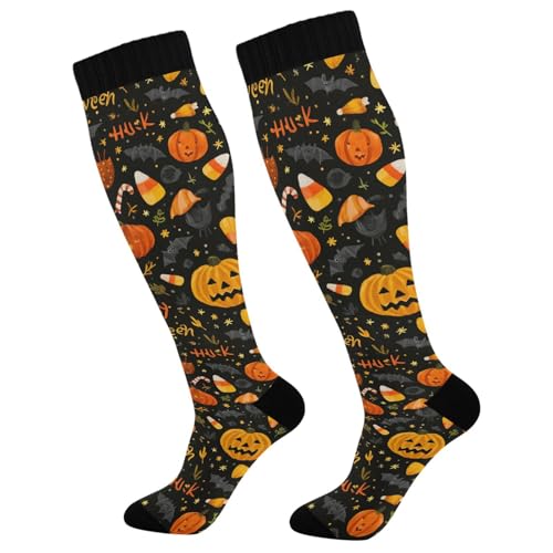 Image of Pigsaly Red White Polka Dot Womens Compression Socks Athletic Tube Sock Knee High Socks Outdoor Sport Socks