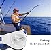 equlup Fishing Pole Holder Belt, ABS Adjustable Waist Fighting Belt Fish Tackle Accessories Fighting Waist Leash Pad for Outdoor Fishing Activities