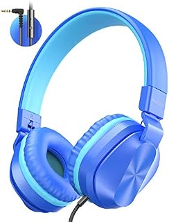 PeohZarr Headphones for Kids Students Girls Boys Teens Adults, Wired Headphones with Microphone
