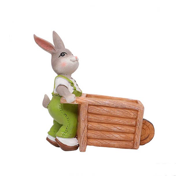 ROOGORabbit Design Resin Succulent Planter Cute Mini Planter Pot Succulent Flower Pot Mini Plant Container