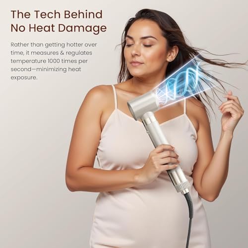 Image of MESCOMB 5 in 1 Hot Air Styler, Hair Dryer Brush with Auto-Wrap Curlers, 110,000 RPM Ionic Blow Dryer Brush & Volumizer for Soft Curls, Bouncy Blowouts, Smoothing and Frizz Control | 110,000 RPM High-Speed,Negative Ionic,Auto-Wrap Curlers,Fast Drying,Soft Curls, Bouncy Blowouts, Smoothing and Frizz Control