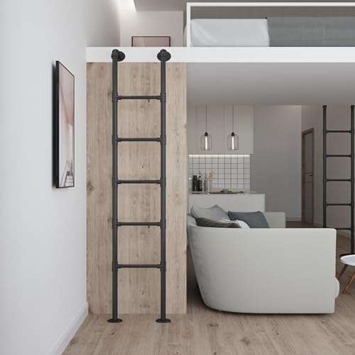Échelle de lit superposé en acier robuste avec mousse de protection confort