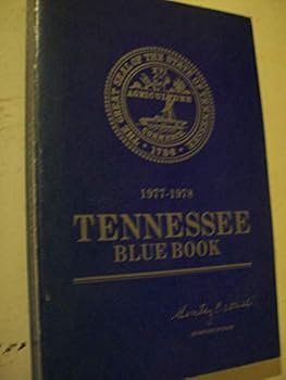 Paperback TENNESSEE BLUE BOOK 1977-1978 Book