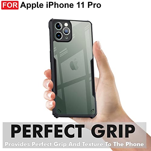 Image of Amazon Brand - Solimo Mobile Cover for Apple iPhone 11 Pro (Polycarbonate Matte Black)