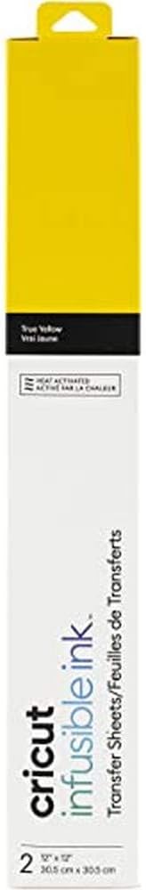 2007498 Transfer Sheets, Solid Color Infusible Ink (True Yellow)