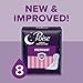 Poise Incontinence Pads & Postpartum Incontinence Pads, 8 Drop Overnight Absorbency, Extra-Coverage Length, 22 Count, Packaging May Vary