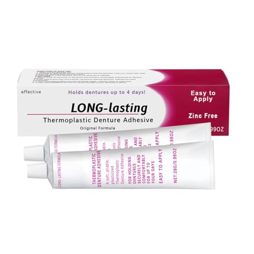 Thermoplastic Denture Adhesives Secure Dentures To Improve Comfort And Reduce Gum Tooth Wipes for Adults (A, One Size)