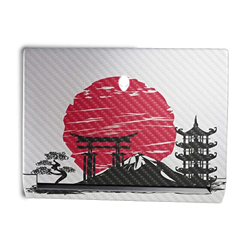 MightySkins Carbon Fiber Skin Compatible With Alienware M15 R7 (2022) Full Wrap Kit - Japanese Style | Protective Durable Textured Carbon Fiber Finish | Easy To Apply & Change Styles | Made in the USA