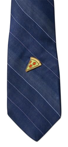 Image of Novel Merk Ice Cream, Pretzel, Pizza & Food Lapel Pin, Hat Pin & Tie Tack Set - with Clutch Back