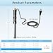HiTauing Aquarium Heater 25W/50W/100W/200W/300W, Adjustable Knob Fish Tank Heater with Digital Thermometer, Submersible Betta/Turtle Tank Heater for Freshwater and Saltwater Tanks