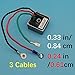 Tuzliufi Voltage Regulator Rectifier 27739-G01 for E-Z-GO EZGO 27739G01 Club Car Gas Medalist Golf Cart TXT 4-Cycle Vehicles Columbia ParCar 2-Cycle 74510-85 3 Wires 14.5V New Z115