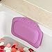 Produktbild Weili 2020 Neue 4 Farben Badezimmer Supplies Wasserdicht Badewanne Spa Bad Kissen mit Saugnäpfen Kopf-Hals-Rest Home & Garten Kissen,Lila