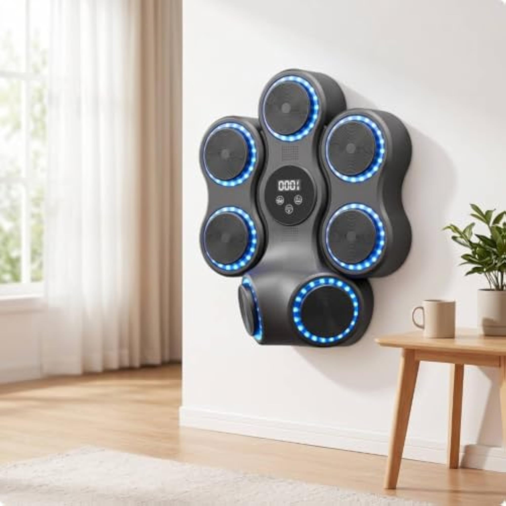 Bluetooth Electronic Boxing Coach Digital Wall-Mounted