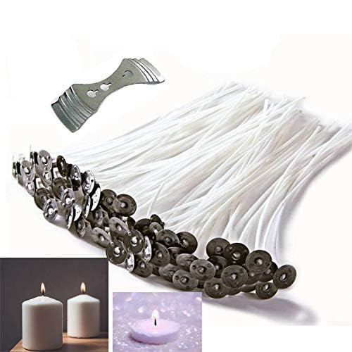 Mechas de algodón para velas, 10 pulgadas, pack 110 unidades miniatura 2