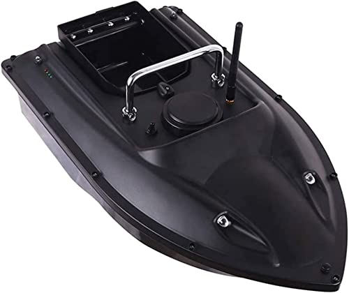 WYMYY Barco de Pesca RC inalámbrico con Cebo y Dos Motores, buscador de Peces, Control con una Sola Mano, Alcance Remoto Inteligente de 500 m, batería Recargable.