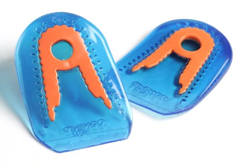 Spenco Ironman Gel Heel - Cojín de fútbol, tamaño único, Color Azul Cover