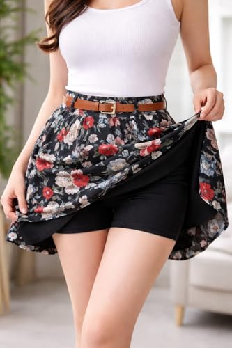 Image of Trending Stylish Flared Comfortable Solid Long Denim Skirt for Women & Girls