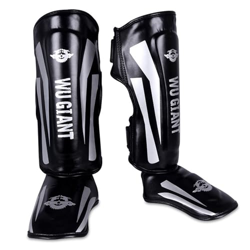 Shin Guards Muay Thai Shin Guards Standup Shin Guards Unrestricting Fit For Maximum Protection And Mobility for Sparring MMA Mixed Martial Arts