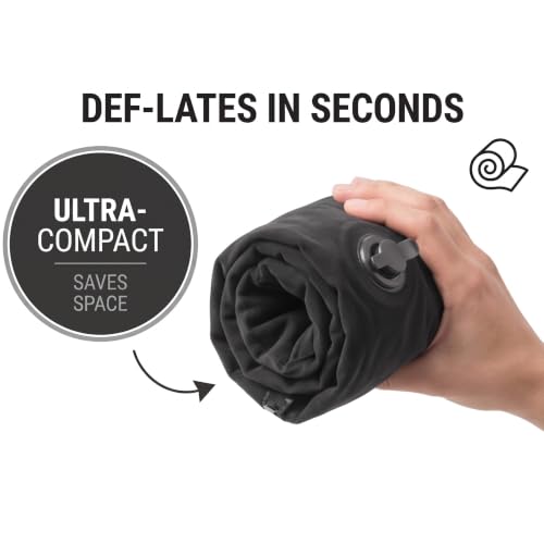 Image of Inflatable U-Shaped Travel Neck Pillow | Portable Air Neck Cushion for Airplane, Car, Train & Bus Travel | Soft Ergonomic Neck Support Pillow for Camping & Office | 1 Piece (Color May Vary)