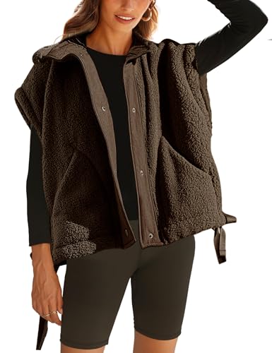 Athlisan Women's Fleece Vest with Pockets