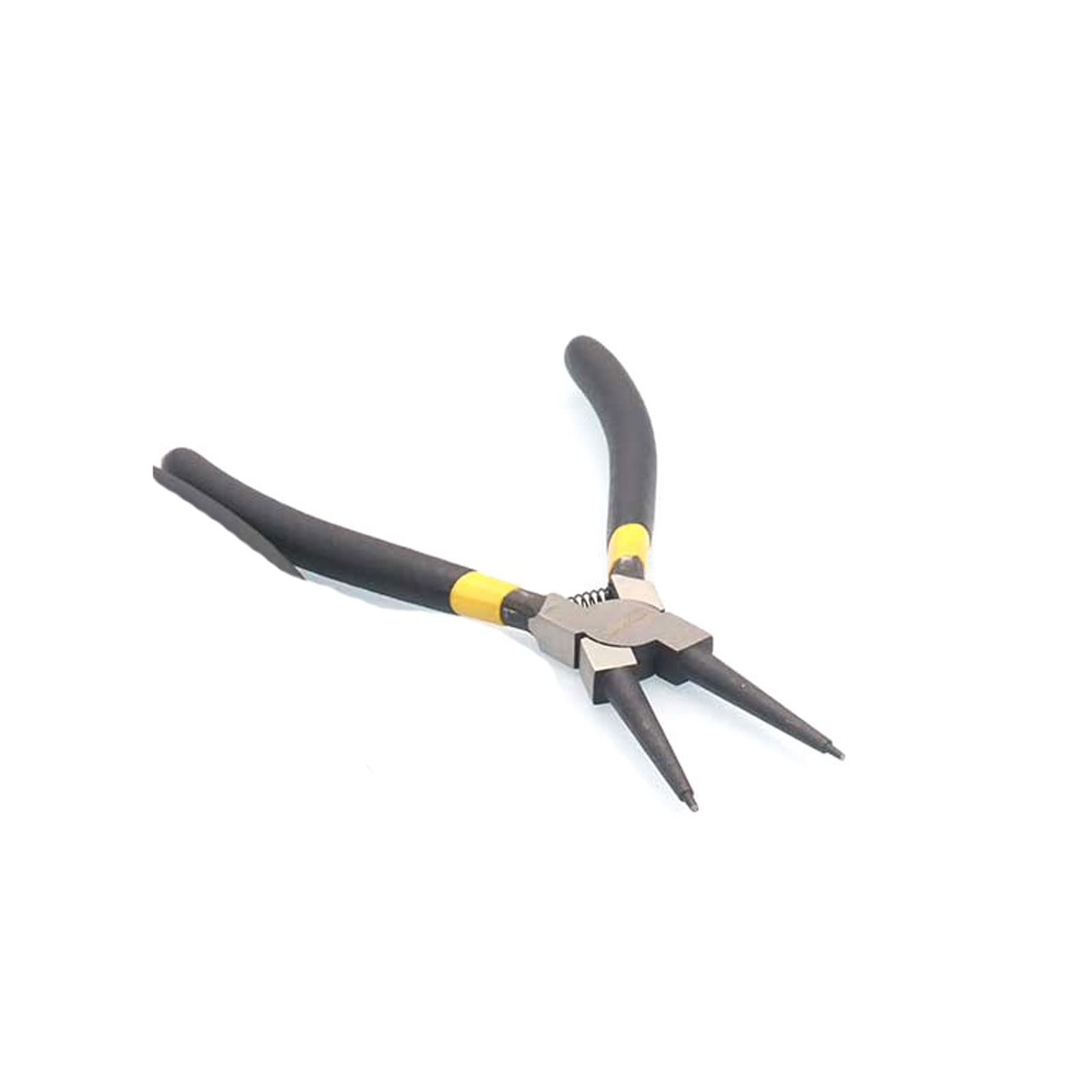 JINGYAN Alicates universales Circlip Pliers Internal External Curved Straight Tip Multipurpose Hand Tool