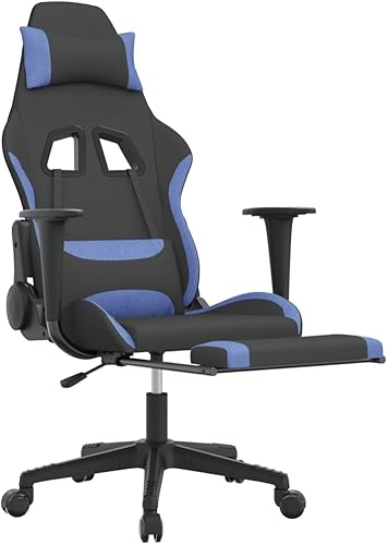 Miniatura 7 de Silla de masaje para juegos con reposapiés, silla de Internet, silla de computadora, silla de carreras, sillas para adultos, silla de juegos de