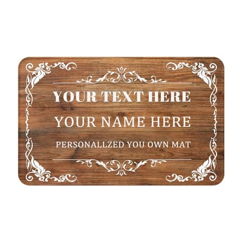 LZXSXZ Paillasson Personnalisé - Paillasson sur Mesure pour l'entrée de la Maison - Concevez Votre...