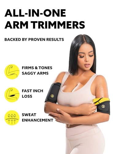 HOT SHAPERS Women’s Arm Trimmers – Sweat-Enhancing Slimming Sleeves for Toned Arms & Upper Body Contouring with Phone Pocket2