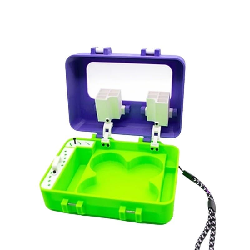 Compatibile Con BetaFPV Air65 Air65 Pro O4 Custodia Conservazione Stampa 3D | Progetto corda antisperdita,contenitore batteria antiurto portatile(Purple-green-white)