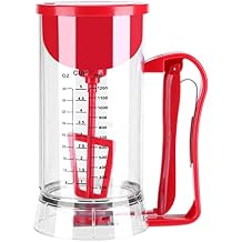 Pancake Cupcake Batter Dispenser, Baking Tool for Cupcakes, Waffles, Muffin Mix, Crepes, Cake or Any Baked Goods - Easy Pour Home Food Gadget