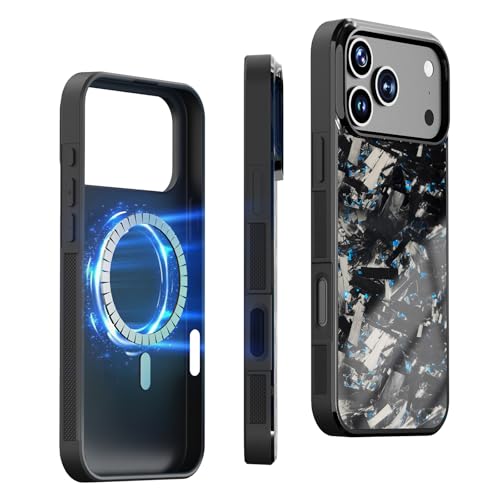 molzar Grip Series iPhone 17 Pro Maxp P[X {̒bJ[{t@Co[ ObvGbWfUC }Olbg MagSafe[dƃANZT[ɑΉ ubN/u[