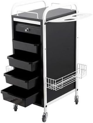 WALKER Barber salon beauty equipment Trolly Cart White & Black