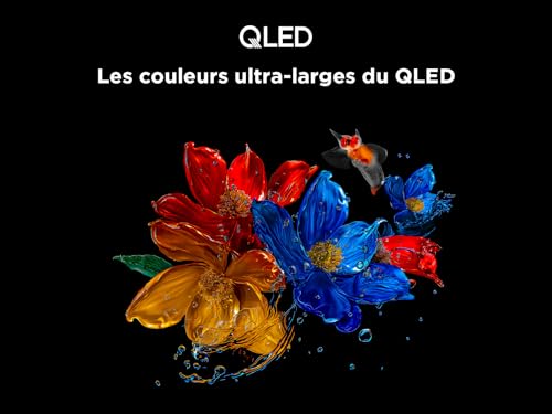 TCL 43T6C Fire TV — détail de l'écran allumé