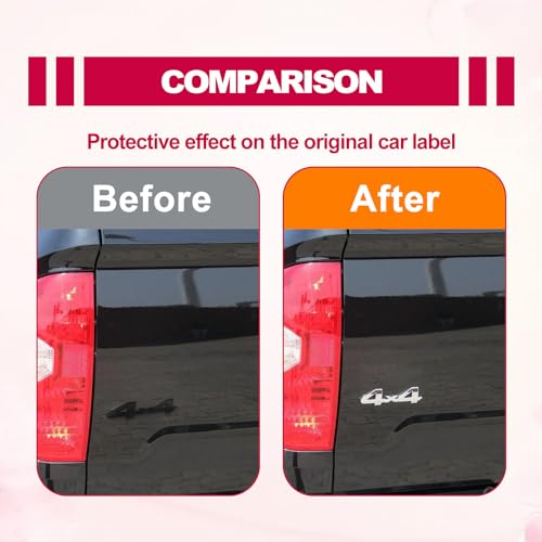 Image of 3D Raised ABS Universal 4x4 Decal Blackout Emblem Sticker Full Coverage 3 /M Adhesive Replacement for Toyota Tundra Tacoma Dodge Ram etc (Silver)