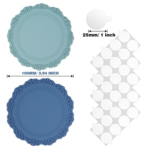 LSYGXYZ Wax Seal Silicone Pad Kit - 2 Pieces Wax Seal Pads with 40 Double Sided Adhesive Dots for Thank You Cards, Wedding Invitations Wrapping by LSYGXYZ - Image 2