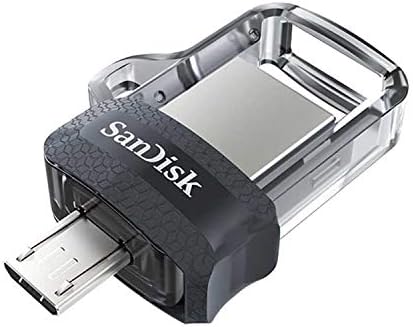 SanDisk Ultra Çift USB Sürücü m3.0 USB Mikro Bağlantı Noktası, Akıllı Telefon Belleği 128 GB (Mobil Depolama, USB m3.0, Geri Çekilebilir Çift Bağlantı Noktası, 150 MB/s Aktarım Hızları, USB 3.0 Çubuk) - Görsel 1