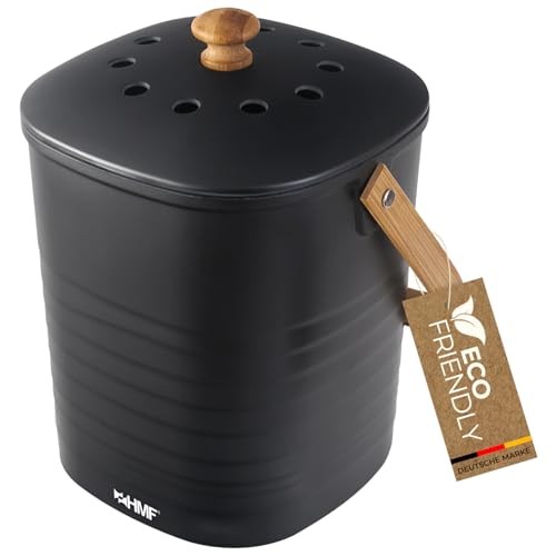 HMF Nachhaltiger Biomülleimer Küche, Geruchsdichter Komposteimer mit...